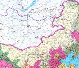 Inner Mongolia AR - Map 1A - Geographic Map